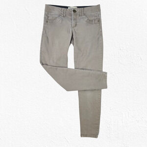 Democracy Dark Tan Khaki "Ab"Solution Low Rise Classic Skinny Leg Jeans Size 2